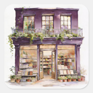 My Bookstore  Square Sticker