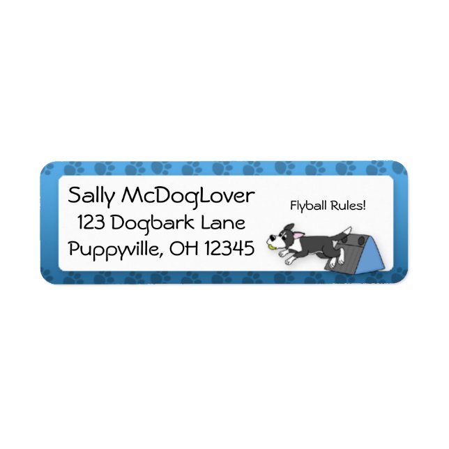 My Border Collie Loves Flyball (Front)
