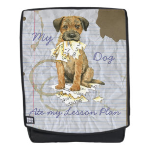 My Border Terrier Ate My Lesson Plan Backpack