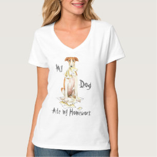 My Borzoi Ate My Homework T-Shirt