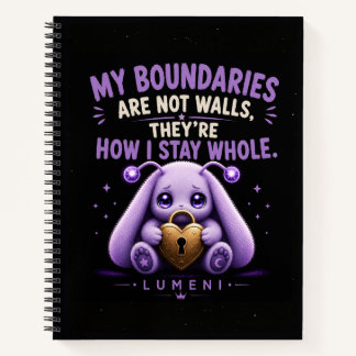 My Boundaries Are Not Walls Notebook
