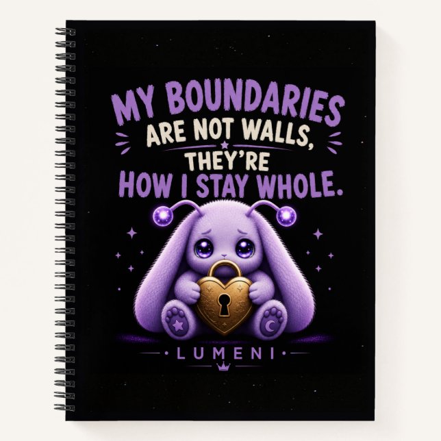 My Boundaries Are Not Walls Notebook (Front)