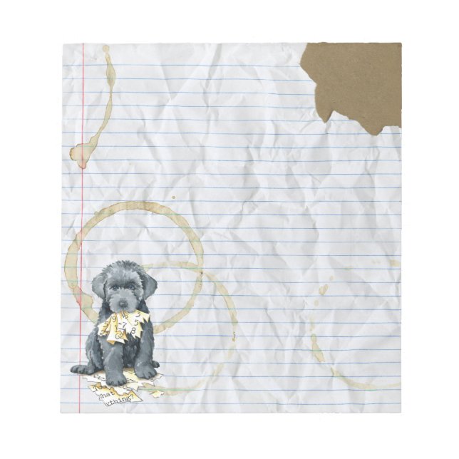 My Bouvier Ate My Lesson Plan Notepad (Front)