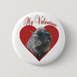 My Bouvier des Flandres Valentine 6 Cm Round Badge