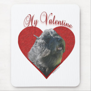 My Bouvier des Flandres Valentine Mouse Mat