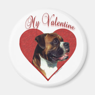 My Boxer Valentine Magnet