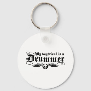 My Boyfriend Is A Drummer Key Ring