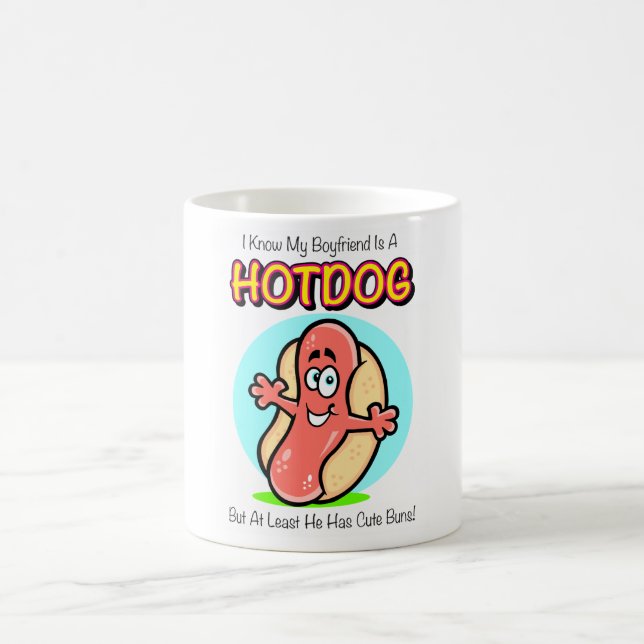 My Boyfriend Is A Hotdog Mug (Center)