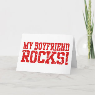 My Boyfriend Rocks Card