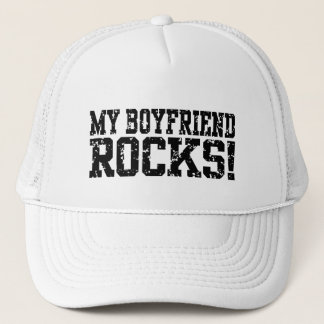 My Boyfriend Rocks Trucker Hat