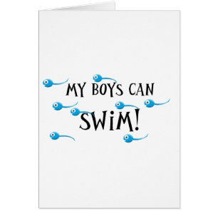 my boys can swim
