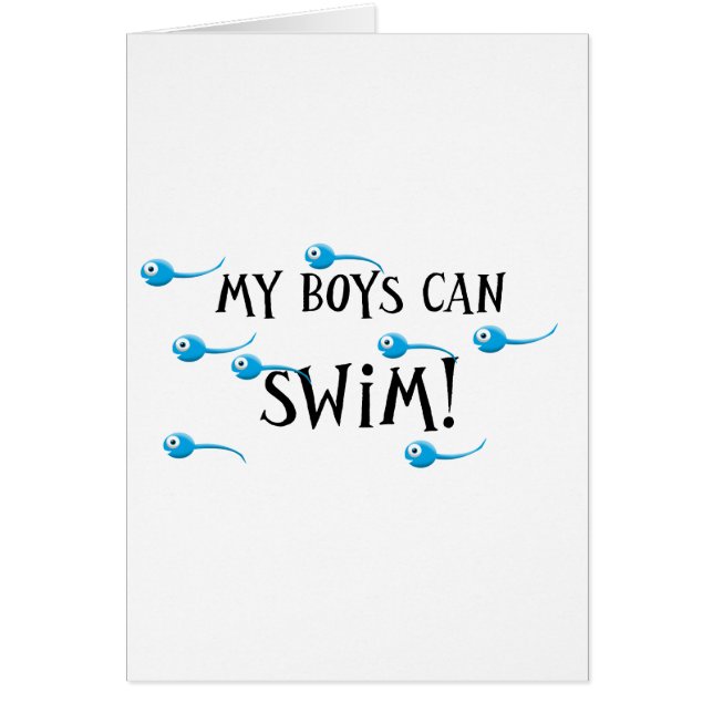 my boys can swim (Front)