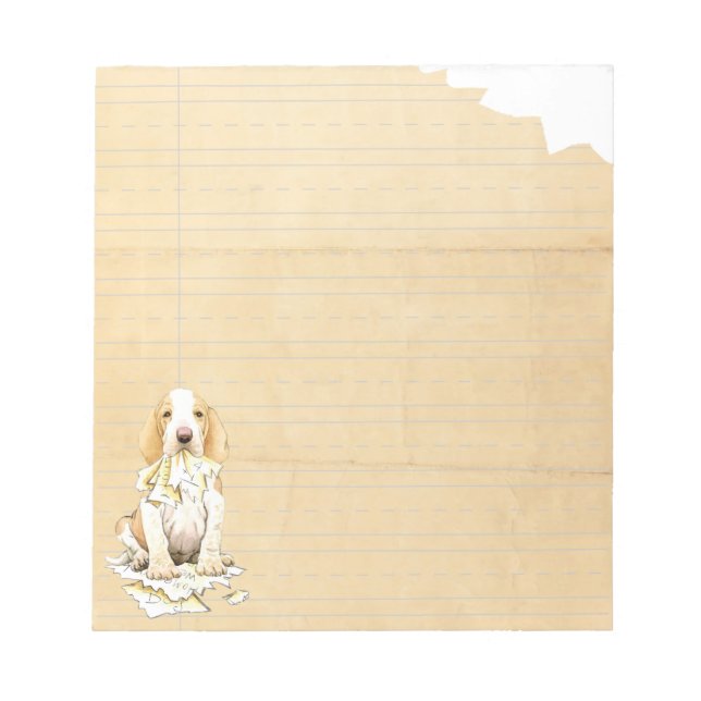 My Bracco Italiano Ate My Homework Notepad (Front)