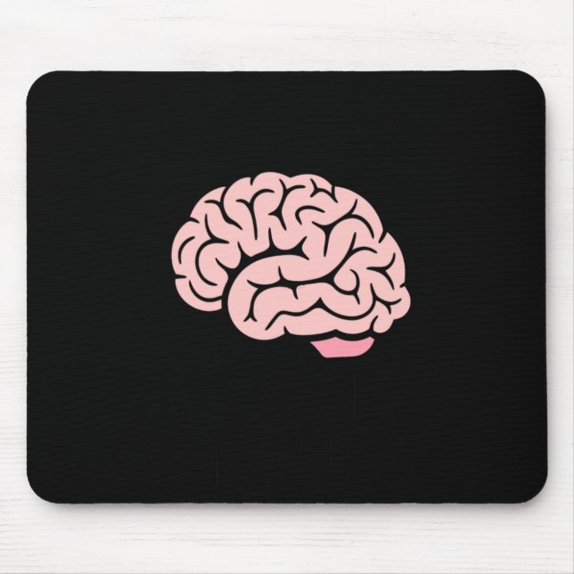 My Brain Has Too Many Tabs Open - Unhinged Sticker Mouse Mat (Front)