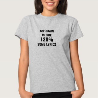 Song Lyrics T-Shirts, T-Shirt Printing | Zazzle.co.uk