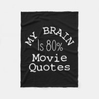 My Brain Is 80% Movie Quotes Shirt, Funny Theatre