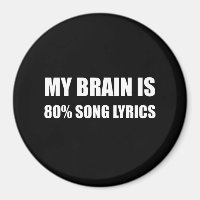 My Brain Is 80 Percent Song Lyrics