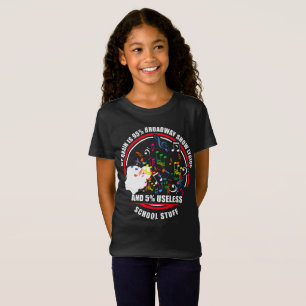 My brain is 95% Broadway show lyrics music teacher T-Shirt