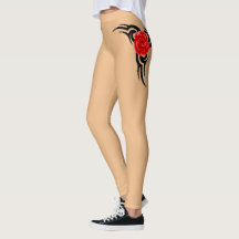 My Brand Apparel Tattoo Leggings Tribal Rose