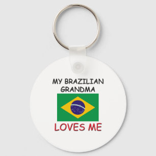 My Brazilian Grandma Loves Me Key Ring