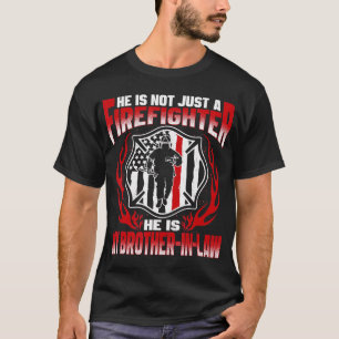 My Brother-In-Law Is A Firefighter Proud Fire Sibl T-Shirt
