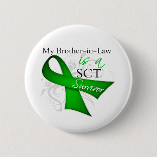 My Brother-in-Law Stem Cell Transplant Survivor 6 Cm Round Badge