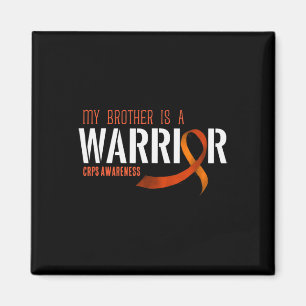 My Brother Is A Warrior Crps Awareness Month Orang Magnet