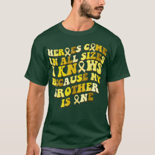 My Brother Is My Hero Childhood Cancer Awareness G T-Shirt