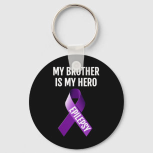 My Brother Is My Hero Epilepsy Awareness T Shirt Key Ring