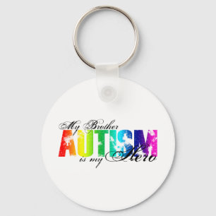 My Brother My Hero - Autism Key Ring
