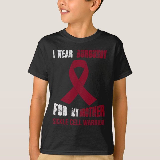 MY BROTHER - MY SICKLE CELL WARRIOR  T-Shirt (Front)