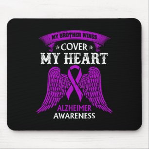 My Brother Wings Cover My Heart Heimerheimer Aware Mouse Mat