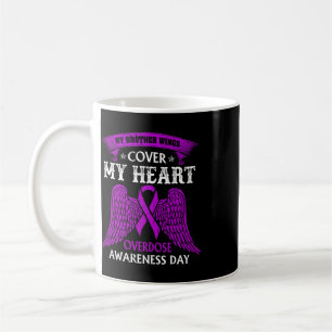 My Brother Wings Cover My Heart Overdose Awareness Coffee Mug