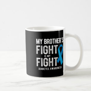 My Brother's Fight My Fight Diabetes Awareness  Coffee Mug