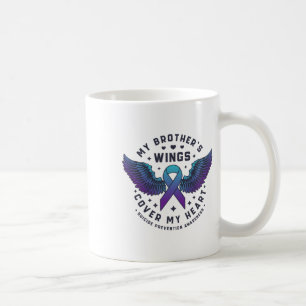 My Brother's Wings Cover My Heart Suicide Preventi Coffee Mug