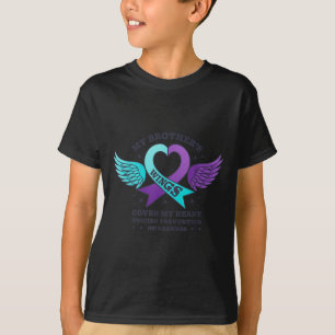 My Brothers Wings Cover My Heart Suicide Preventio T-Shirt
