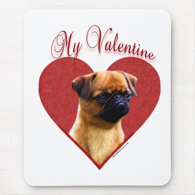 My Brussels Griffon Valentine Mouse Mat (Front)