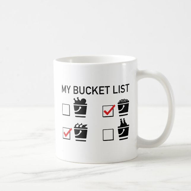 My Bucket List Coffee Mug (Right)