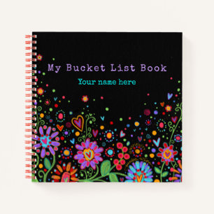 “My Bucket List Flower Book” Inspirivity Notebook
