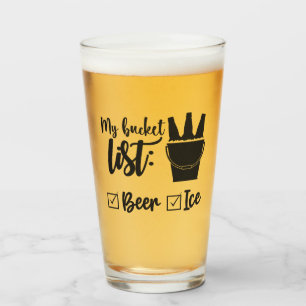 My Bucket List Glass Cup