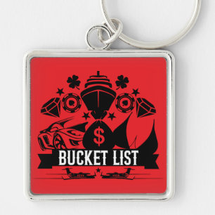 My Bucket List Key Ring