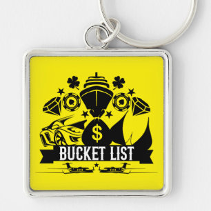 My Bucket List Key Ring