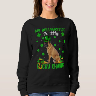 My Bullmastiff Are My Lucky Charms Dog St Patrick  Sweatshirt