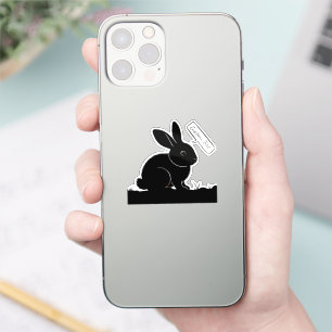My Bunny's Say: Personalised Rabbit Silhouette 