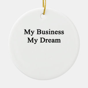 My Business My Dream Ceramic Tree Decoration