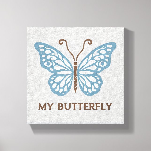 My Butterfly Canvas Wall Art (Front)