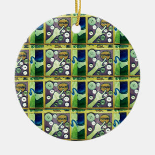 My Button.png Ceramic Tree Decoration