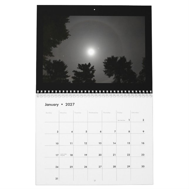 my calendar (Jan 2027)