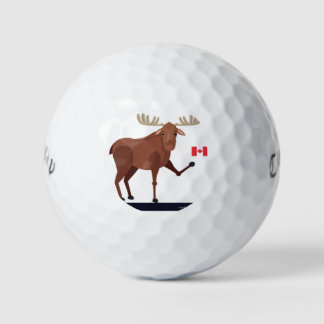 My Canadian Moose Golf Balls