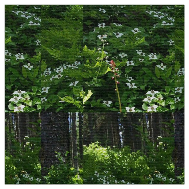 My Canadian Trillium Fabric (Swatch)